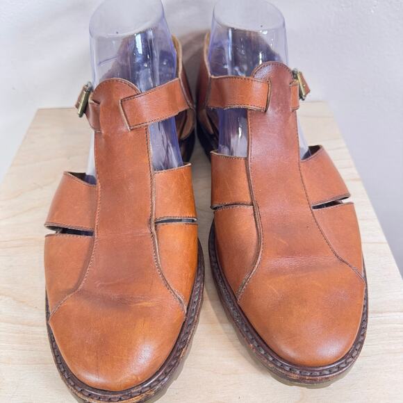 Men’s Fisherman Sandals Brown Leather 8.5 M - Picture 3 of 9